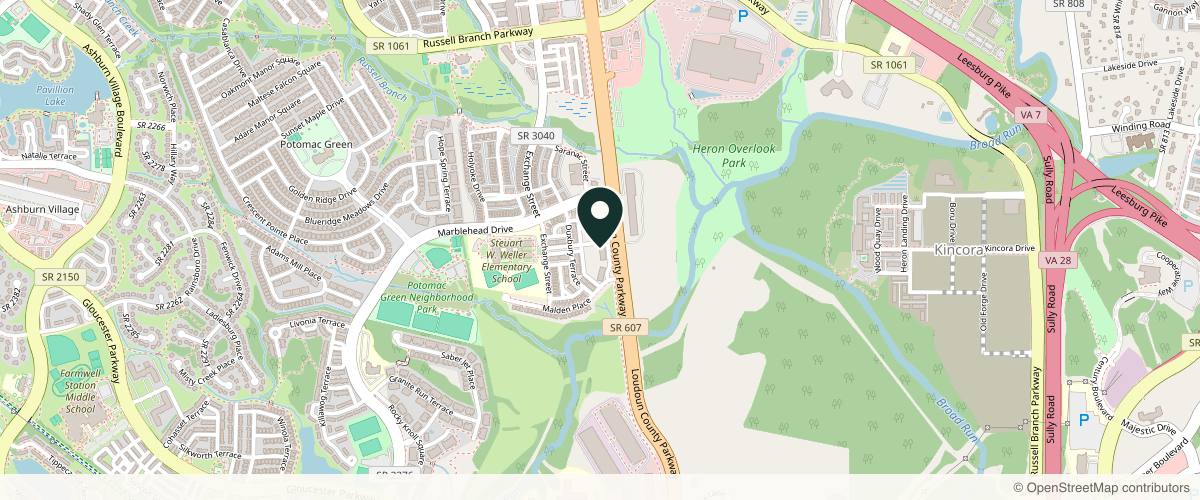 Map showing NOVA Plastic Surgery and Dermatology in Fairfax, Virginia