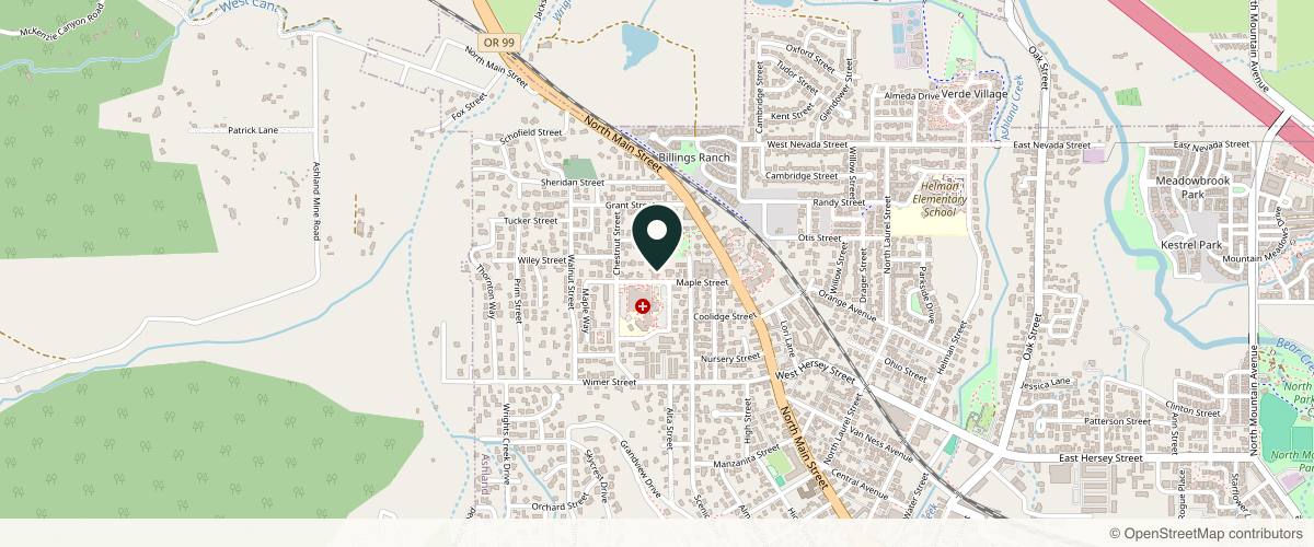 Map showing Oasis Eye Face & Skin - Vivian Schiedler MD | Oculoplastic Surgeon in Medford, Oregon