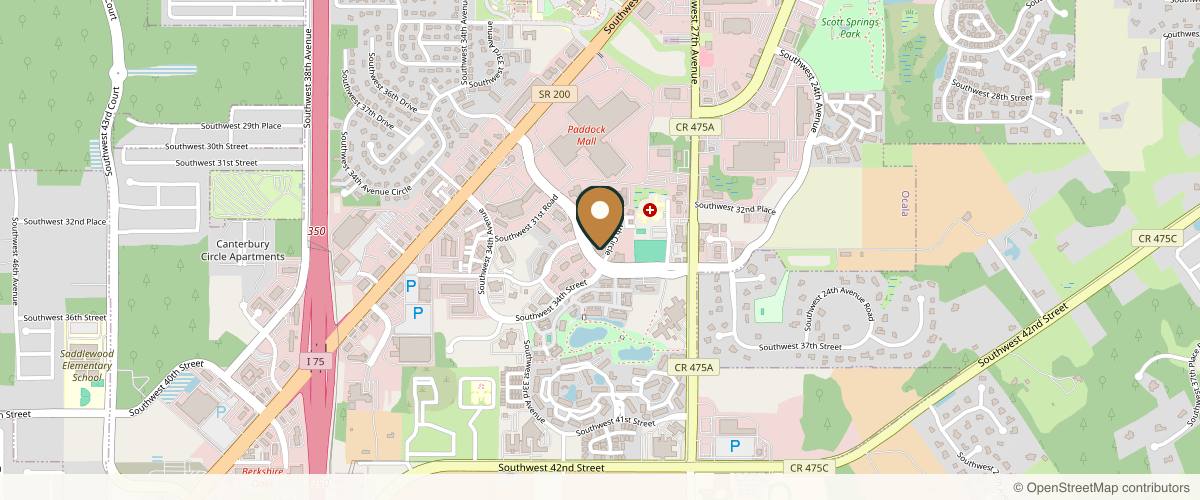 Map showing Ocala Plastic Surgery & Dermatology: Navinderdeep S. Nijher, MD in Ocala, Florida