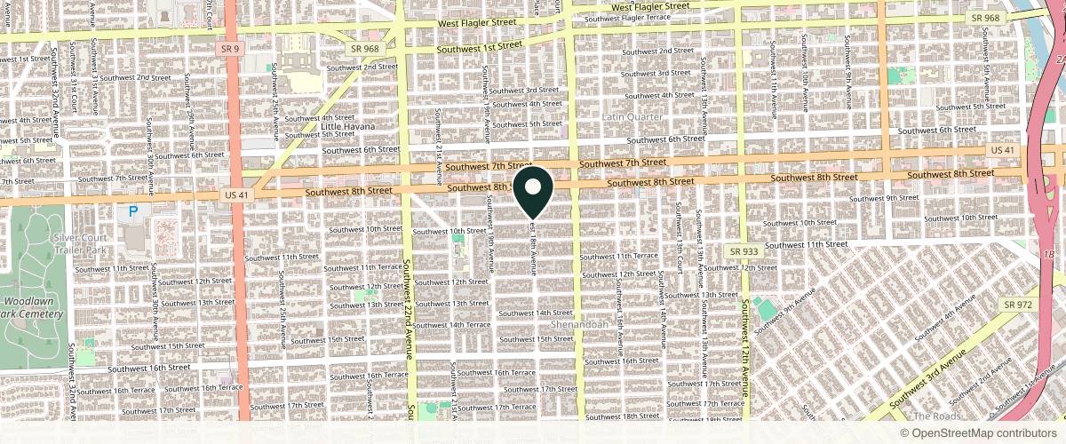Map showing OnSpot Dermatology in Miami, Florida