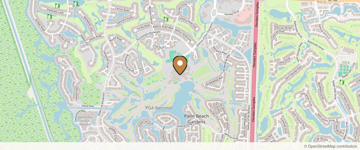 Map showing Palm Beach Plastic And Cosmetic Surgery in West Palm Beach, Florida