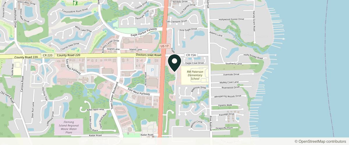 Map showing Park Avenue Dermatology in Jacksonville, Florida