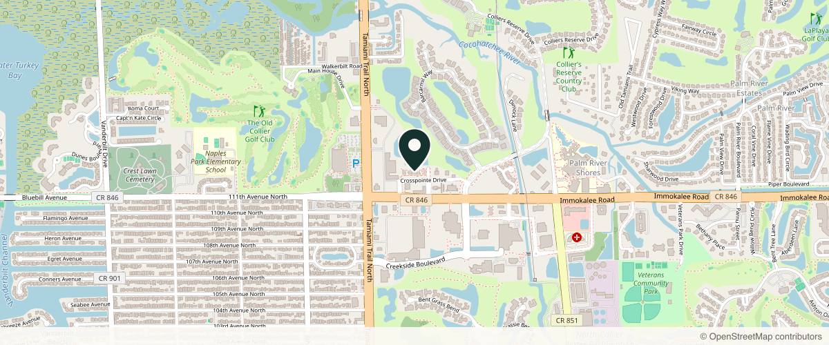 Map showing Patrick Flaharty in Bonita Springs, Florida