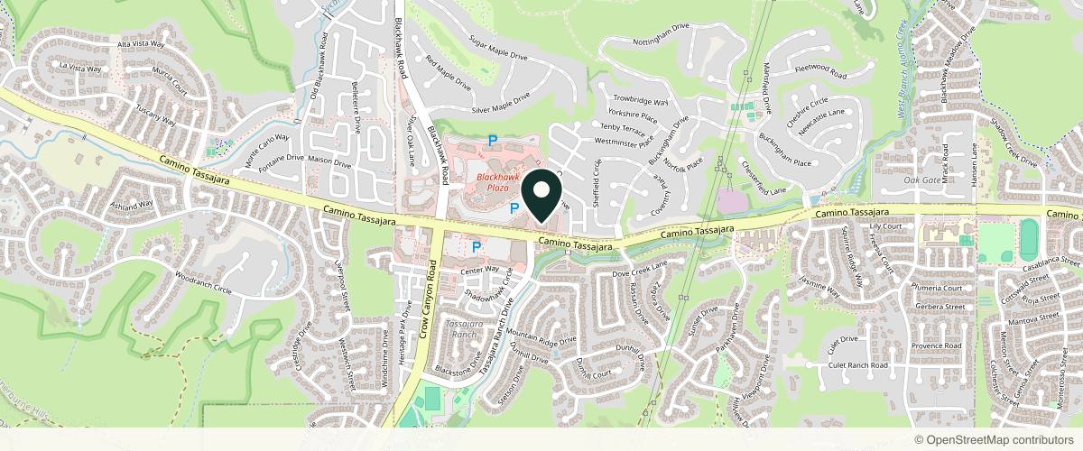 Map showing Pauline Joy Santos, MD in Danville, California