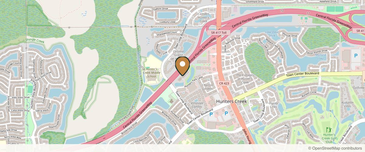 Map showing Pham Institute of Esthetic in Kissimmee, Florida