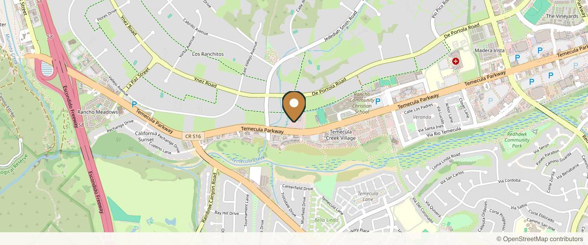 Map showing Phuong M. Pham MD, United Plastic Surgery in Temecula, California