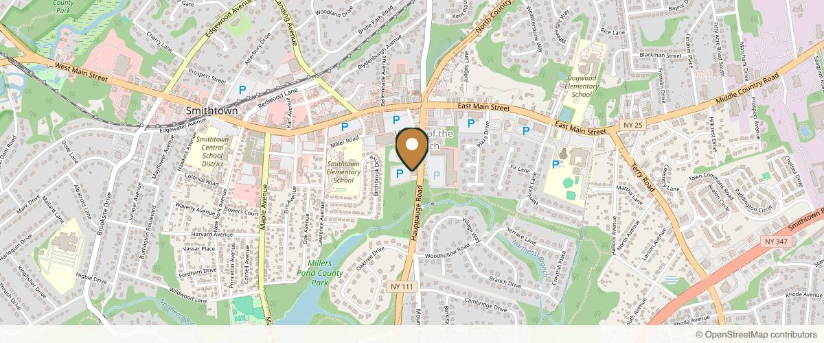 Map showing Pincus Plastic Surgery in Long Island, New York