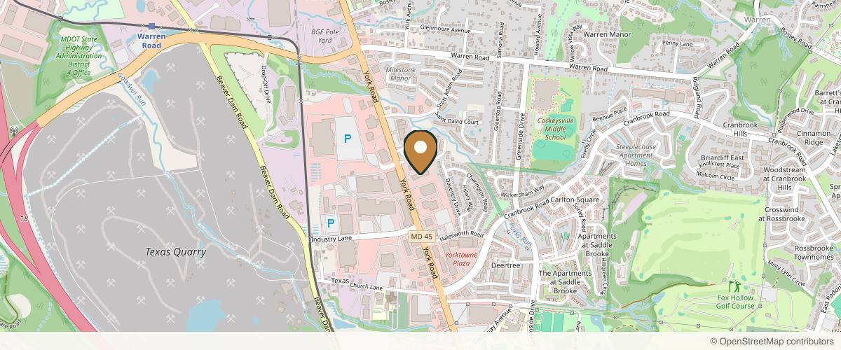 Map showing Plastic Surgeon Baltimore, MD: Dr. Alyson Wells in Baltimore, Maryland