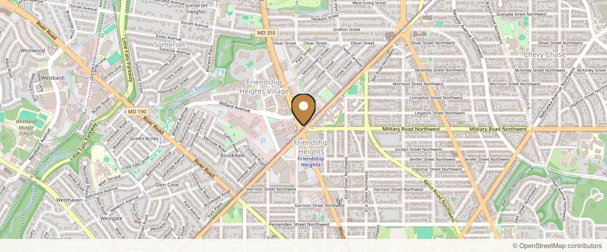 Map showing Plastic Surgeon - James M. Economides, MD, FACS in Arlington, Virginia