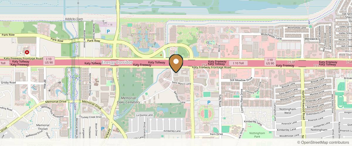 Map showing Plastic Surgery Houston: Town & Country Plastic Surgeons & Medspa - Dr. Yarish, MD & Dr. Parikh, MD, MSHS in Houston, Texas