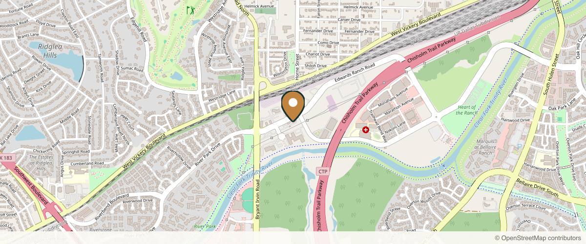 Map showing Polavarapu Plastic Surgery Fort Worth: Kiran Polavarapu, MD in Fort Worth, Texas