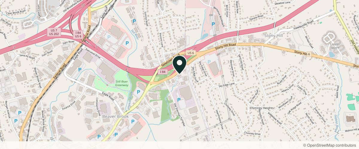 Map showing Prashant Soni, MD | Advanced Specialty Care in Danbury, Connecticut