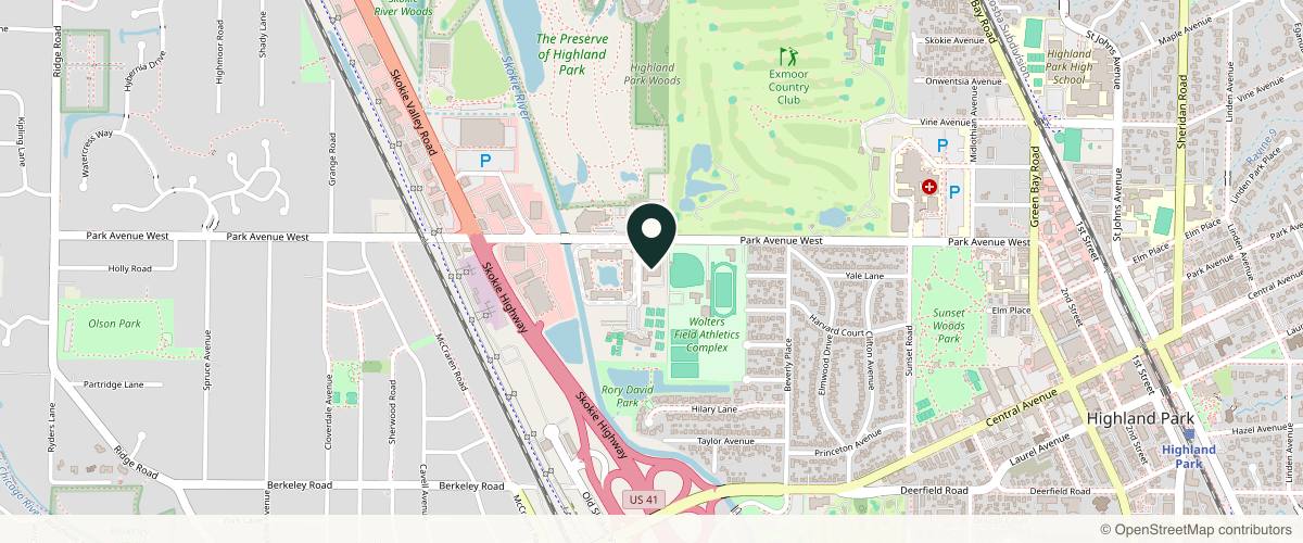 Map showing Precision Oral Surgery and Implants in Chicago, Illinois