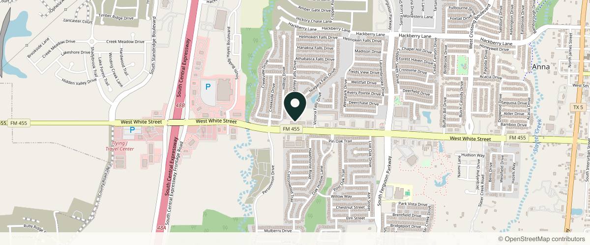 Map showing Preferred Dermatology - Anna in McKinney, Texas