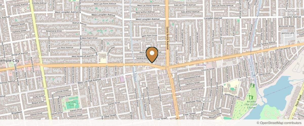 Map showing Premier Cosmetic Surgery & Med Spa in Pasadena, California