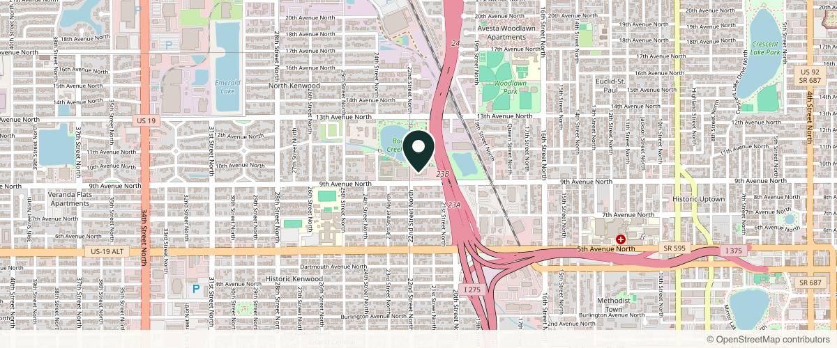 Map showing Prime Dermatology in Tampa, Florida