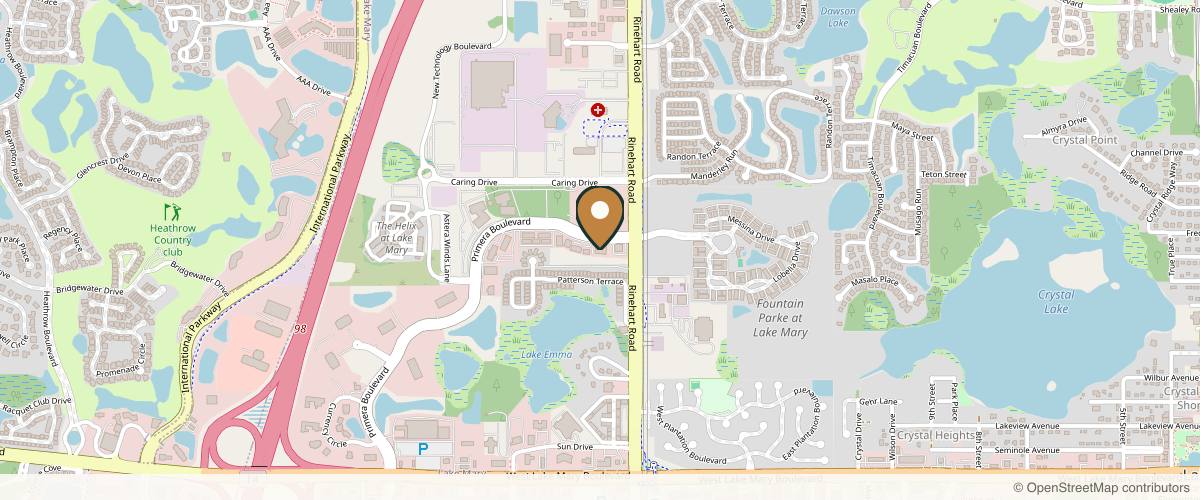 Map showing Primera Plastic Surgery: Edward J. Gross, MD in Kissimmee, Florida