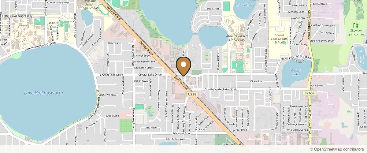 Map showing Principessa Med Spa in Lakeland, Florida