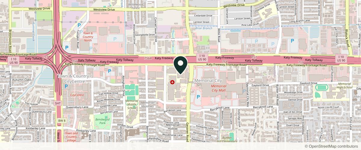 Map showing Rafi S. Bidros, MD, FACS in Houston, Texas