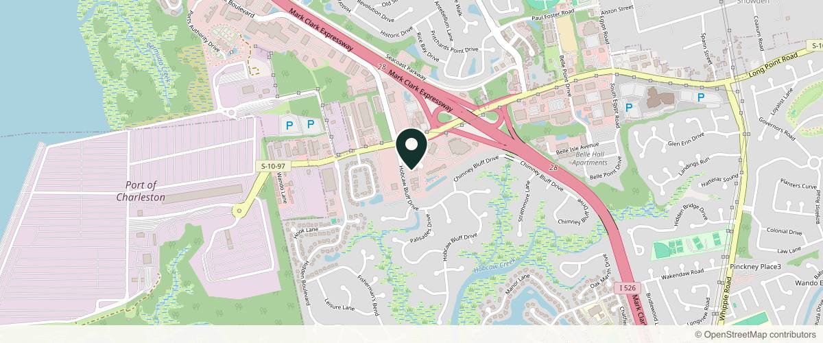 Map showing Ram Kalus, MD | Charleston Plastic Surgeon in Summerville, South Carolina