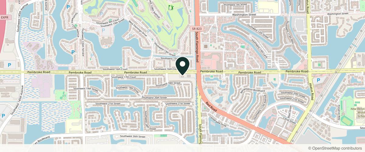 Map showing Ramiro Morales MD in Doral, Florida