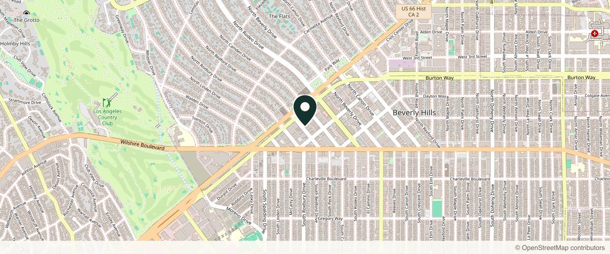 Map showing Rapaport Dermatology of Beverly Hills in Beverly Hills, California