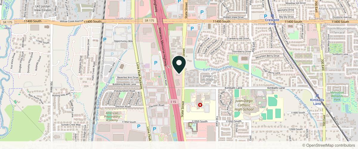 Map showing Rebekah H. Clifford, MD, FAAD - Granger Medical Clinic in Salt Lake City, Utah