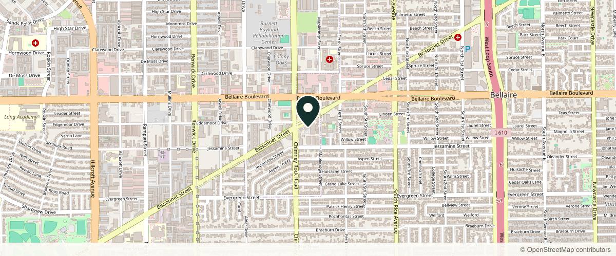 Map showing Refresh Dermatology in Houston, Texas