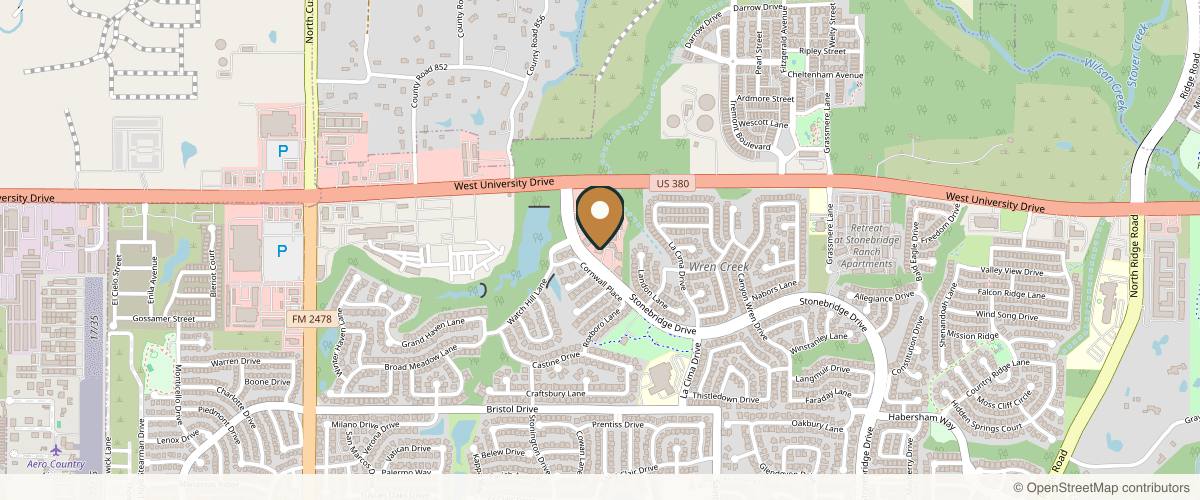 Map showing RejuvedermMD Aesthetic Center - McKinney in McKinney, Texas