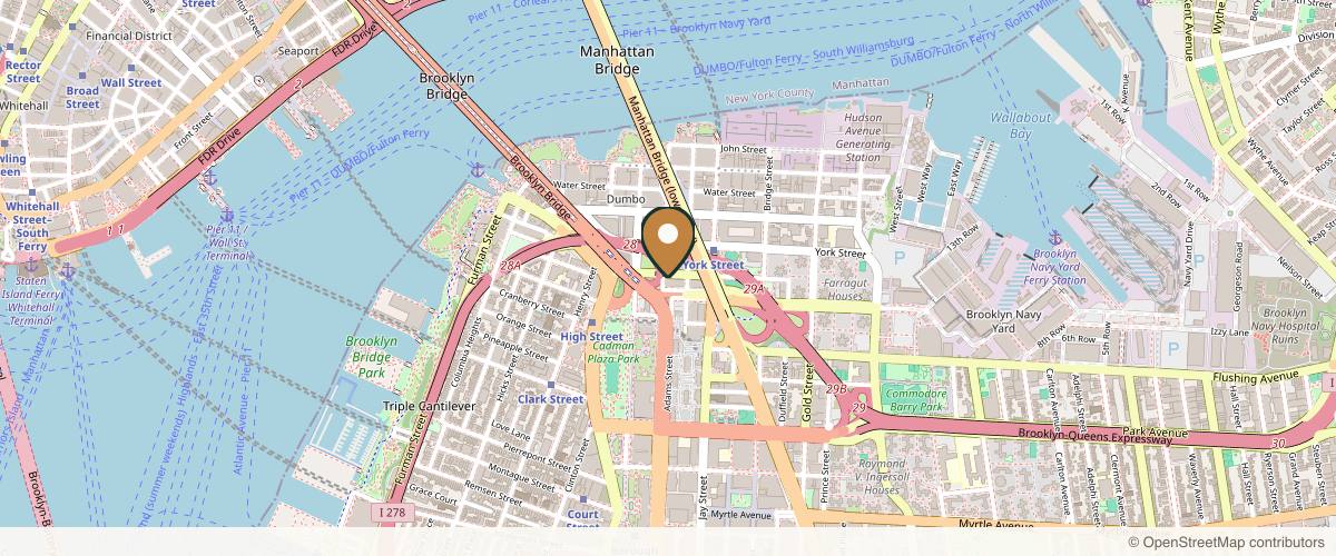 Map showing Renata Facial Cosmetic Surgery: Renata Khelemsky, MD in Brooklyn, New York