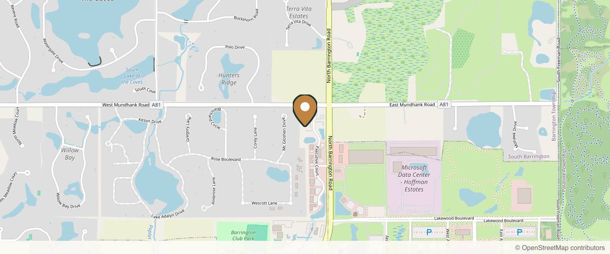 Map showing Renee Burke Plastic Surgery, Aesthetics, & Med Spa in Schaumburg, Illinois