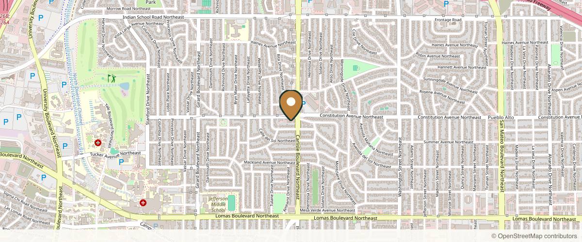 Map showing Restore Medical Spa in Albuquerque, New Mexico