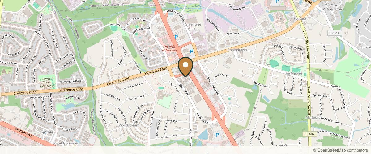 Map showing Revive Gynecology & Cosmetics in Cherry Hill, New Jersey