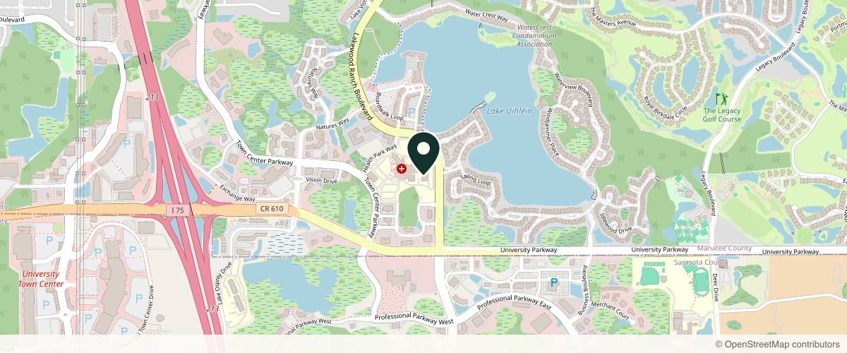 Map showing Riverchase Dermatology - Lakewood Ranch in Bradenton, Florida