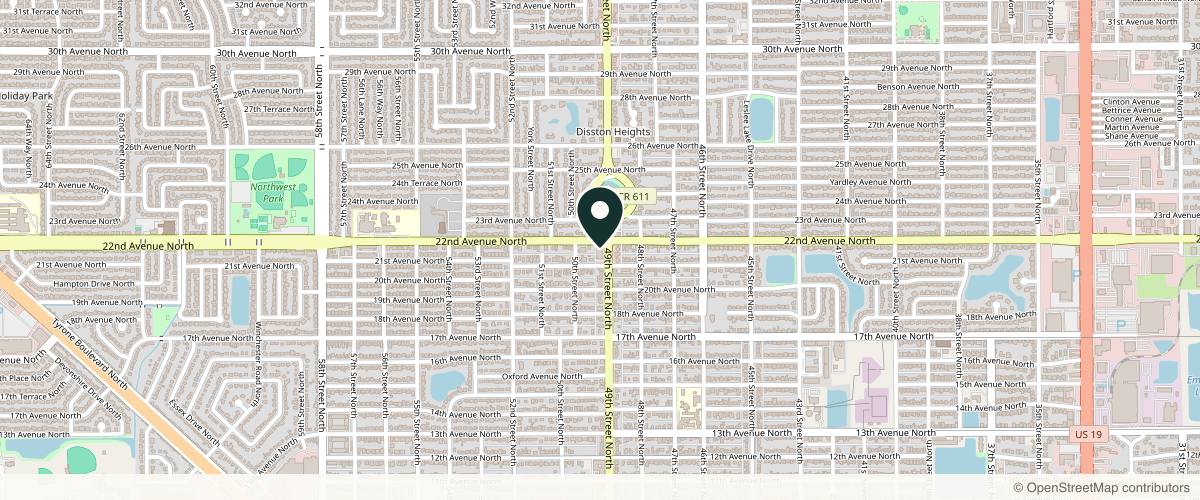 Map showing Riverchase Dermatology - St Petersburg in Tampa, Florida