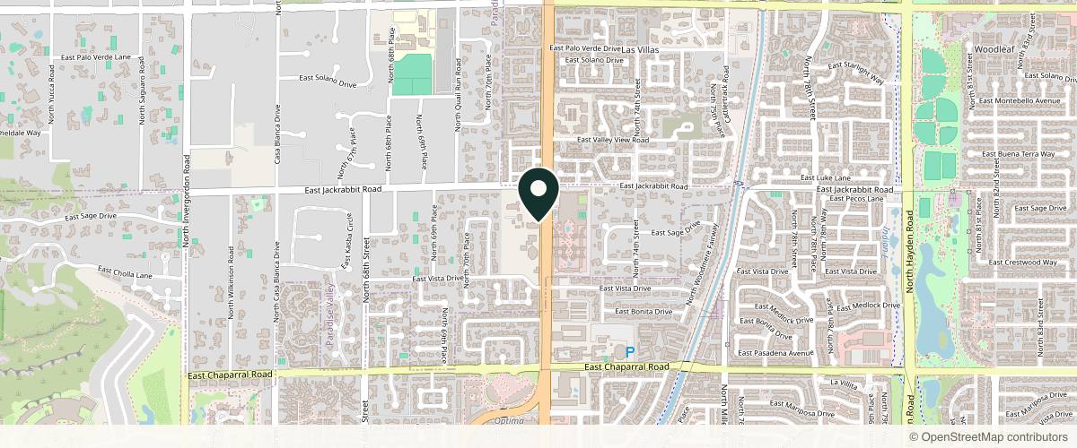 Map showing Robert Cohen, MD, FACS in Phoenix, Arizona