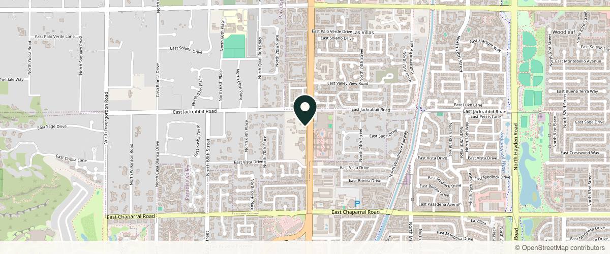 Map showing Robert J. Spies, M.D. in Mesa, Arizona
