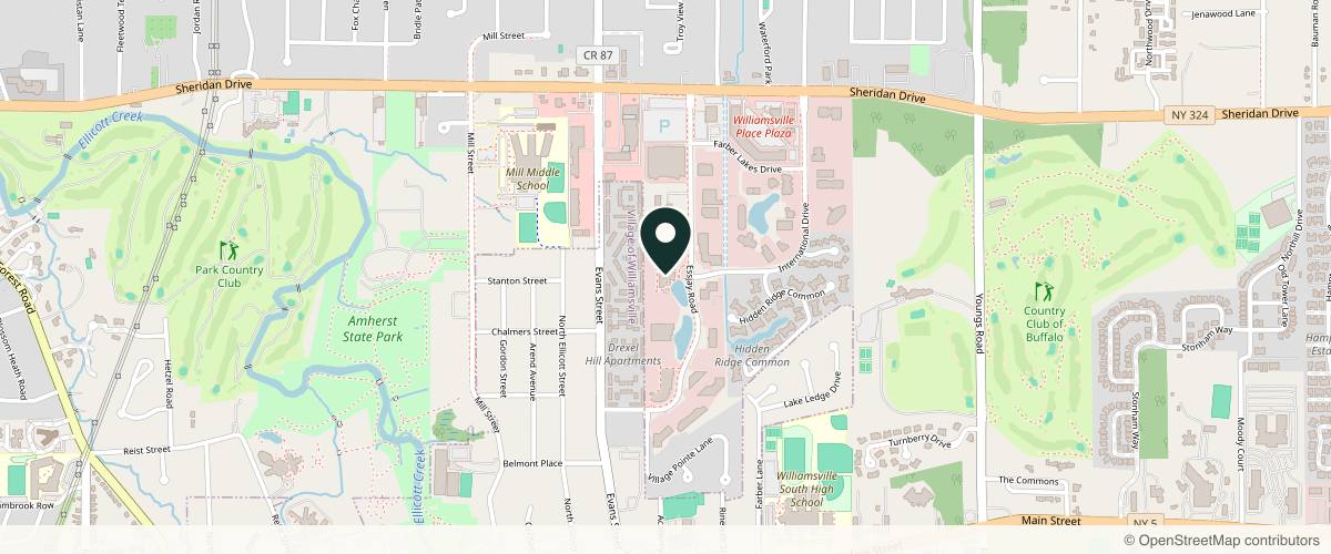 Map showing Robert Kalb, MD in Buffalo, New York