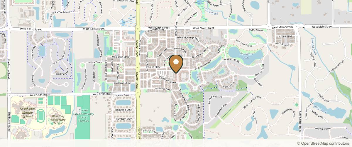 Map showing Robey Plastic Surgery & Regenerative Medicine in Indianapolis, Indiana