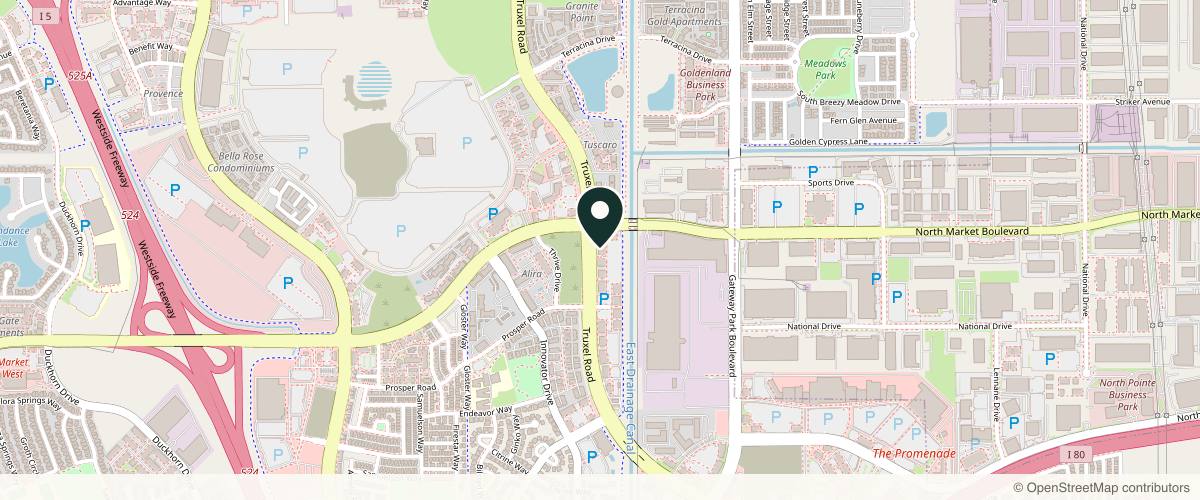 Map showing Sacramento Surgical Arts - Sacramento Truxel in Sacramento, California
