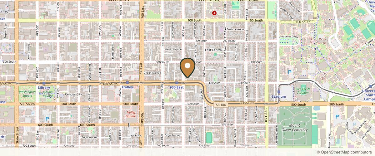Map showing Salt Lake Clinic - Plastic Surgery in Salt Lake City, Utah