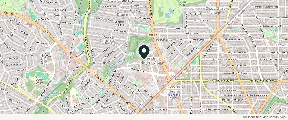 Map showing Samir S. Rao, MD in Washington, District of Columbia
