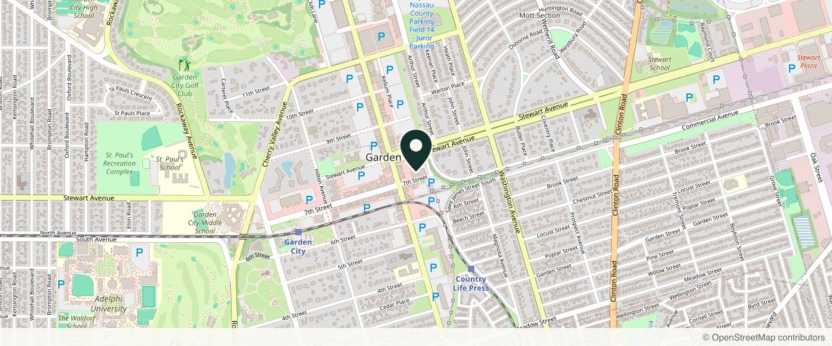 Map showing Schweiger Dermatology & Allergy - Garden City in Garden City, New York
