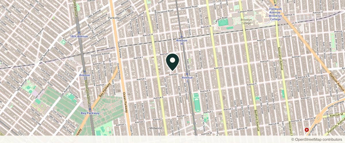 Map showing Schweiger Dermatology & Allergy - Midwood in Brooklyn, New York