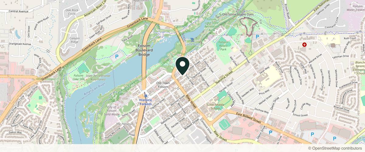 Map showing Seven Medical Aesthetics in Folsom, California