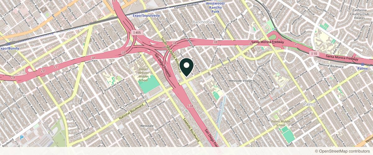 Map showing ShanthiMD in Los Angeles, California