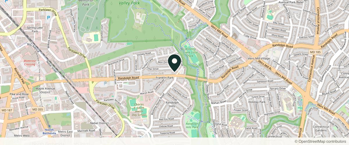 Map showing Shore Dermatology in Rockville, Maryland