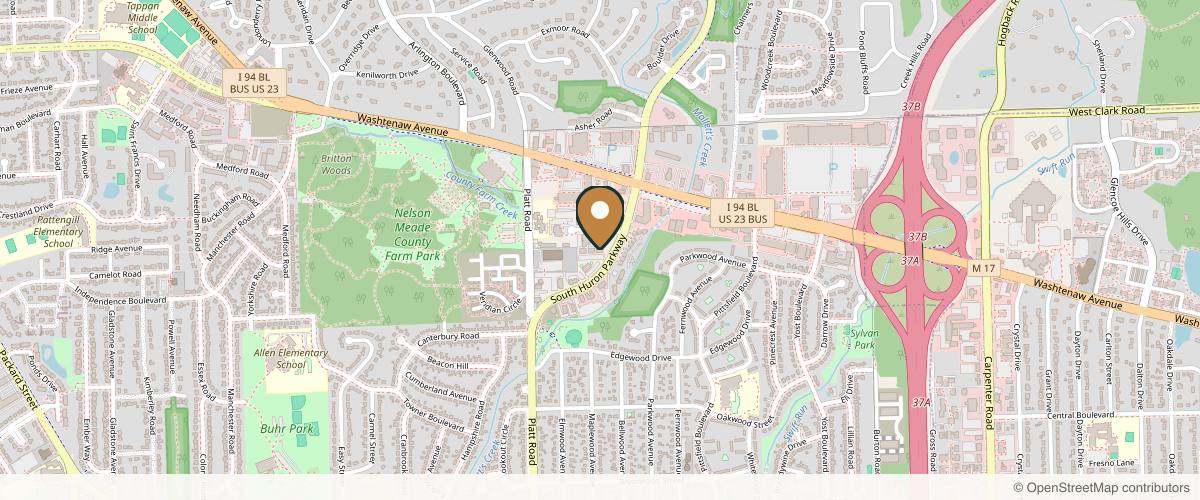 Map showing Shoshana Ambani Plastic Surgery in Ann Arbor, Michigan