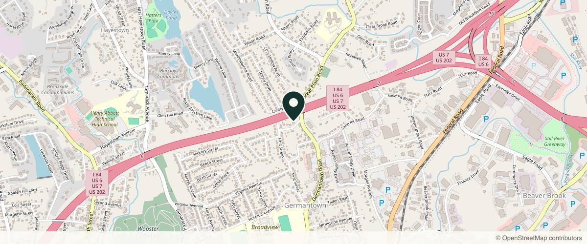 Map showing Signature Aesthetics by Ila, PLLC in Danbury, Connecticut