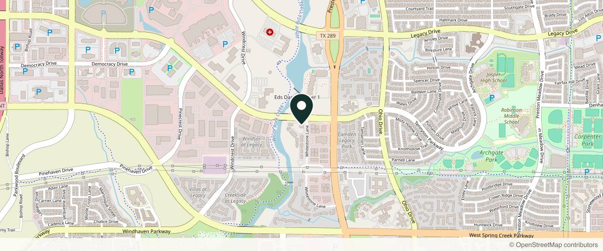 Map showing Signature Dermatology and Aesthetics in Plano, Texas